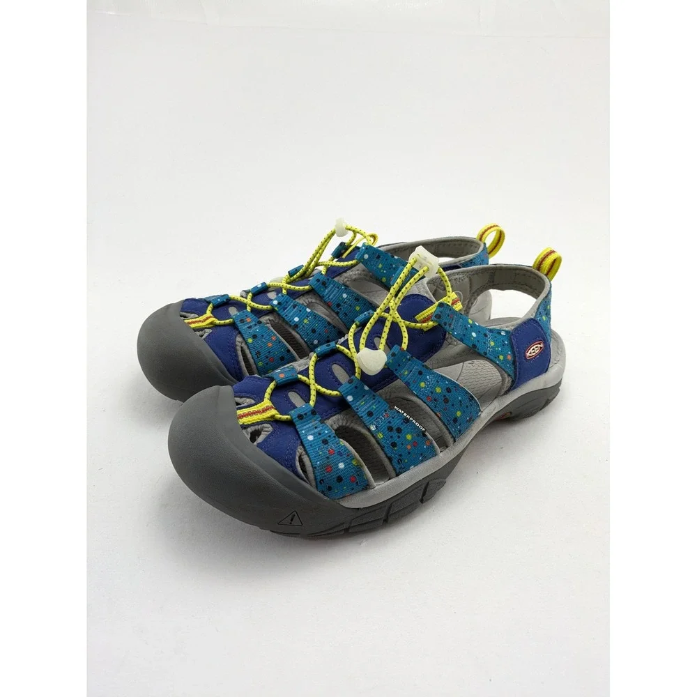 Men Keen Newport Retro Vibrant Dot Patterned Fuji Rock Festival Sandals Size 13